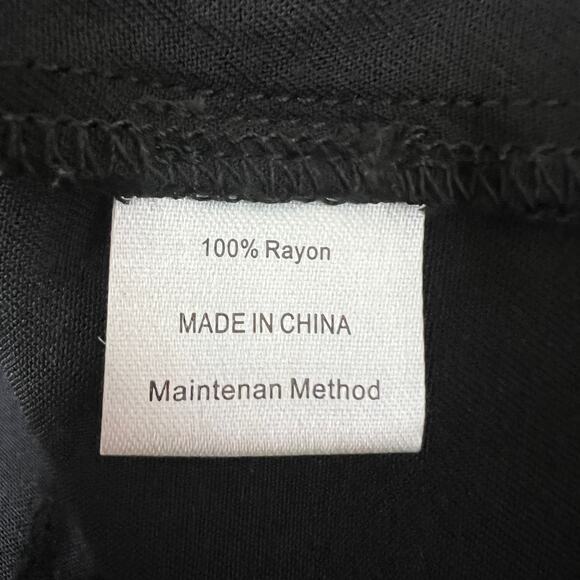 Merokeety Womens Maxi Dress Small Smocked Tiered Dark Cottage Dark Fairy Whimsy - Picture 12 of 15